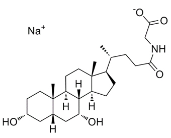 Glycochenodeoxycholic acid sodium salt 16564-43-5